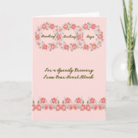Speedy Recovery Card for a Heart Attack