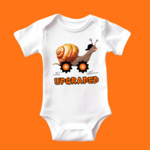 Speedy snail baby bodysuit
