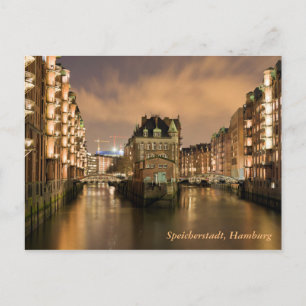 Speicherstadt, Hamburg Postcard