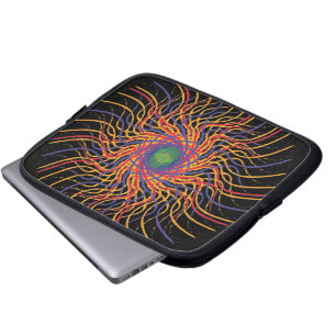 speider_eye / Black BG Laptop Sleeve 