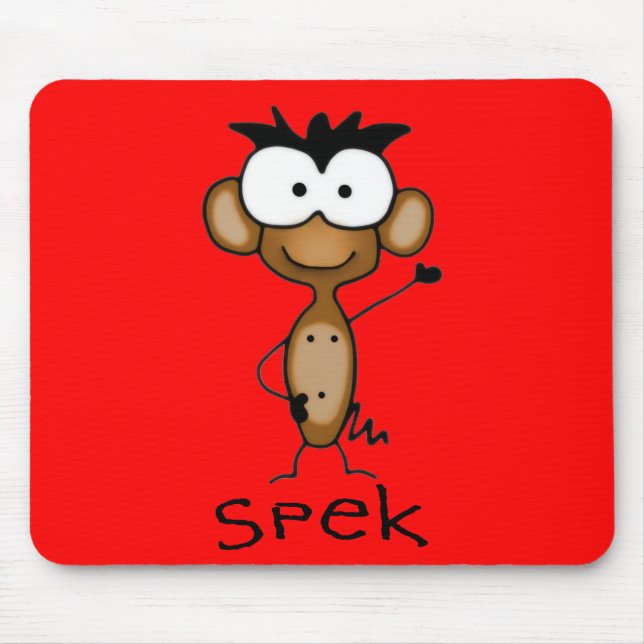 Spek the Monkey Mousepad (Front)