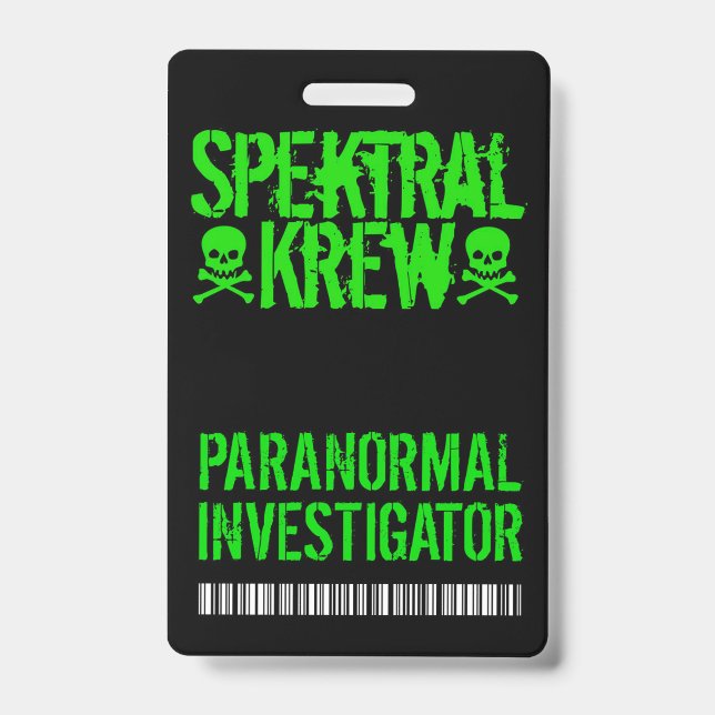 Spektral Krew Lanyard ID Badge (Front)