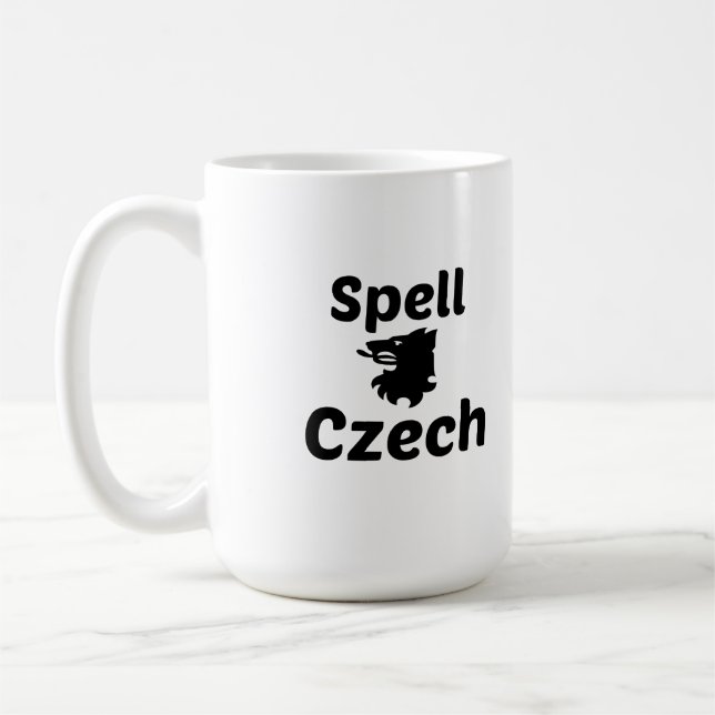 SPELL CZECH COFFEE MUG (Left)
