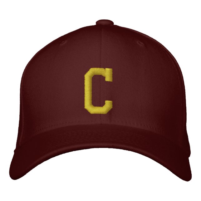 Spell it Out Initial Letter C Ball Cap (Front)