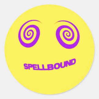 SPELLBOUND BY YELLOW CLASSIC ROUND STICKER
