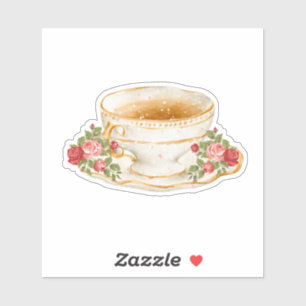 Spellbound Romance Teacup Sticker