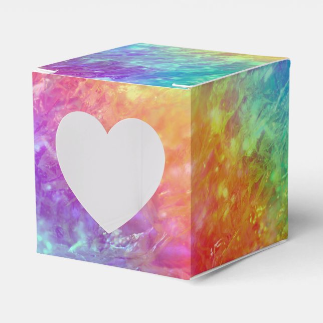spellcaster - vivid rainbow prism ombre : favour box (Front Side)