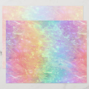 spellcaster - vivid rainbow prism ombre : paper