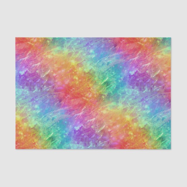 spellcaster - vivid rainbow prism ombre : tissue paper (Front)