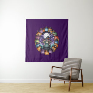 Spellcaster Witch Creating Fairy-like Forces With Tapestry