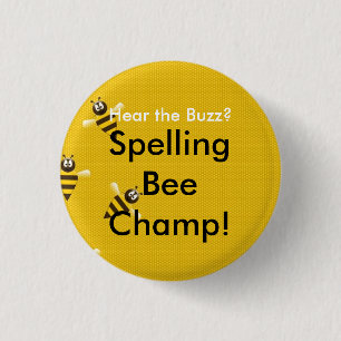 Spelling Bee Champ Button