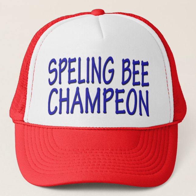 Spelling Bee Champ Trucker Hat (Front)