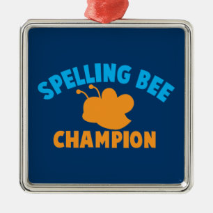 Spelling Bee Champion Metal Tree Decoration