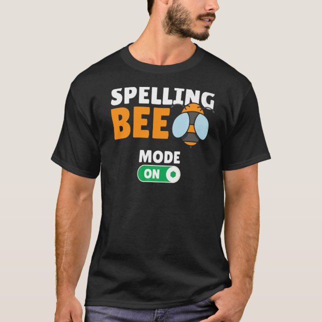 Spelling Bee Game Competitive Spelling  Spelling B T-Shirt (Front)
