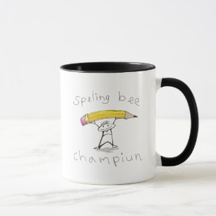 Spelling bee mug
