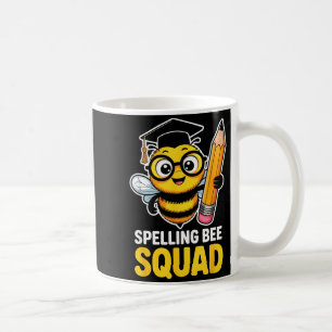 Spelling bee squad competition team school contest coffee mug