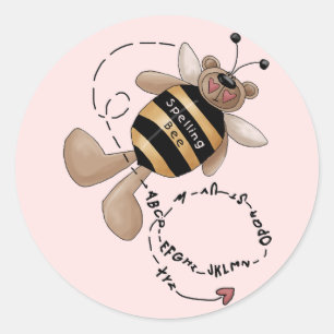 Spelling Bee Tshirts and Gifts Classic Round Sticker