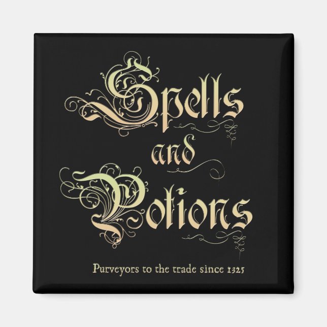 Spells and Potions Magnet (Front)