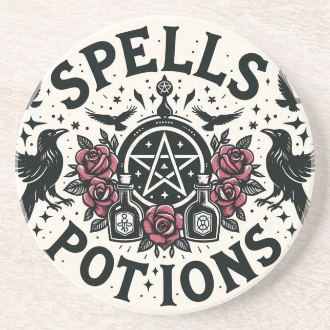 Spells & Potions Coaster (Front)
