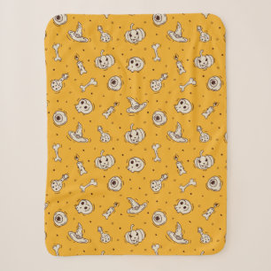 Spells & Skeletons Halloween Sherpa Blanket