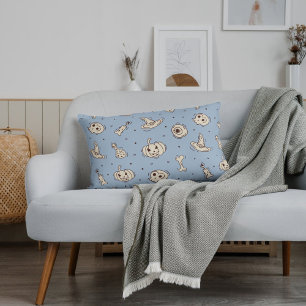 Spells & Skeletons Halloween Throw Pillow