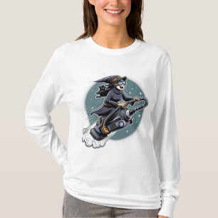 Spells & Speed: Halloween Witch on a Tech Ride! T-Shirt