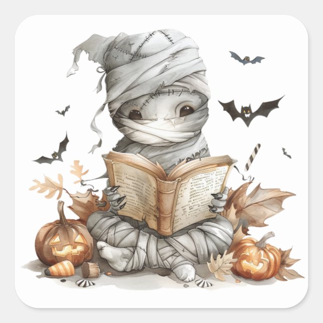 Spells & Stories – Mummy Envelope Seals (Front)