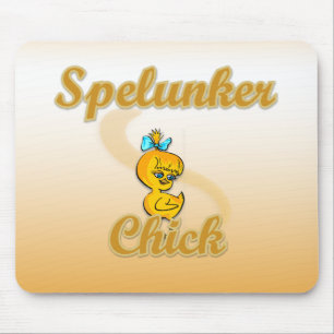 Spelunker Chick Mouse Pad