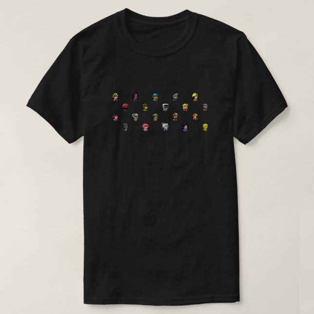 Spelunky 2 Characters Pattern Classic T-Shirt (Design Front)