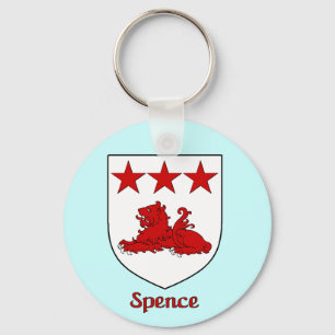 Spence Family Shield Keychain