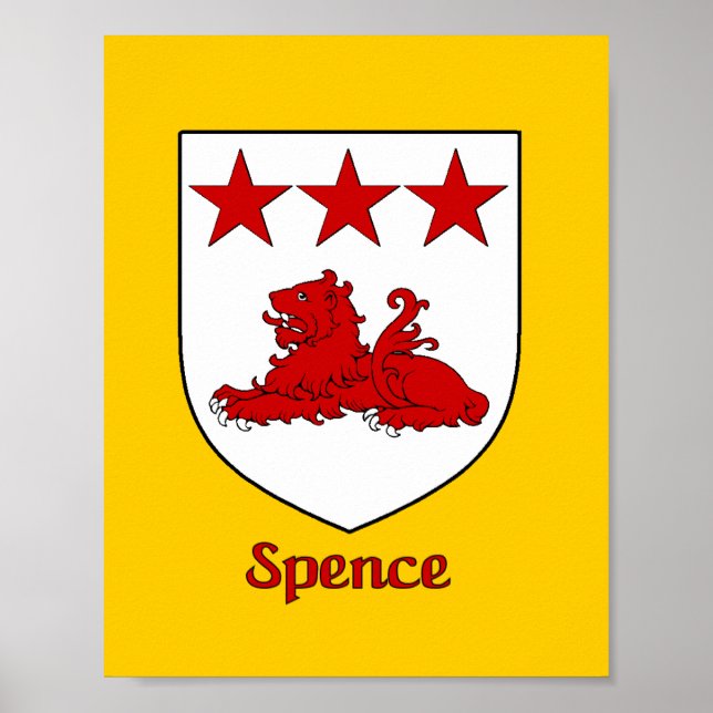 Spence Family Shield Print (Front)