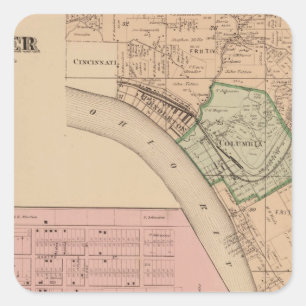 Spencer Madisonville, Ohio Square Sticker