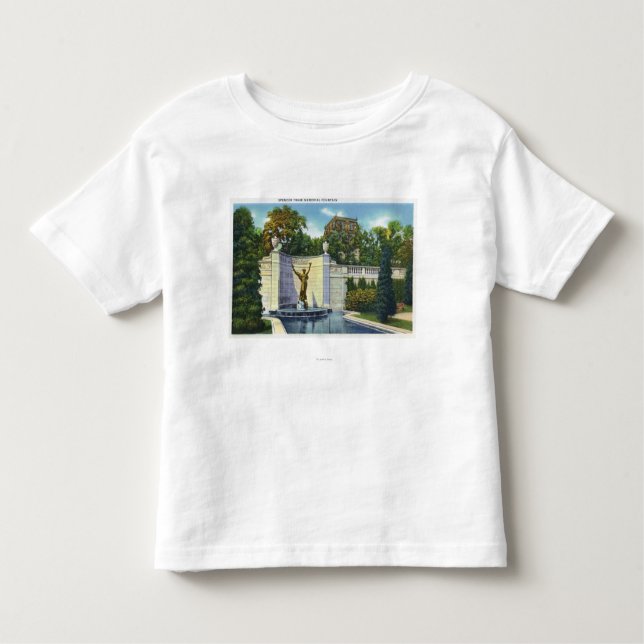 Spencer Trask Memorial Fountain View Toddler T-Shirt (Front)