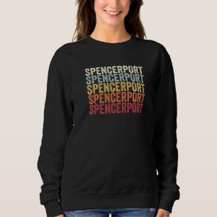 Spencerport New York Spencerport NY Retro Vintage  Sweatshirt