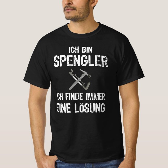 Spengler Karosseriespengler Karosseriebauer WORK T-Shirt (Front)