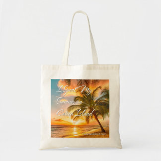 Spent My Summer on Catica Island Tote Bag