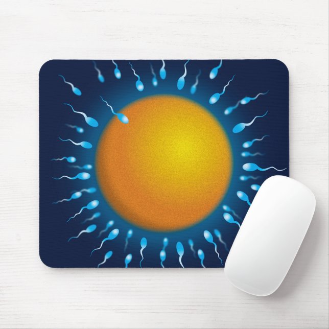 Sperm and Egg Fertilisation Medical Science Mouse Pad (With Mouse)