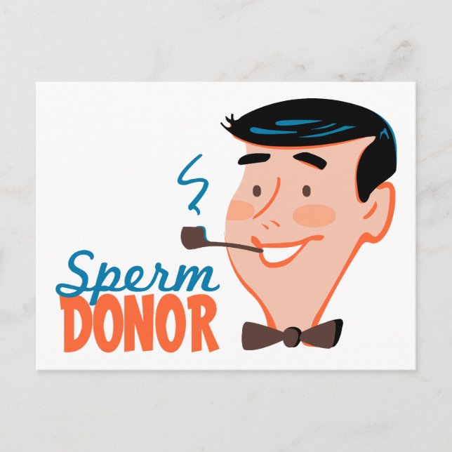 Sperm Donor Postcard (Front)