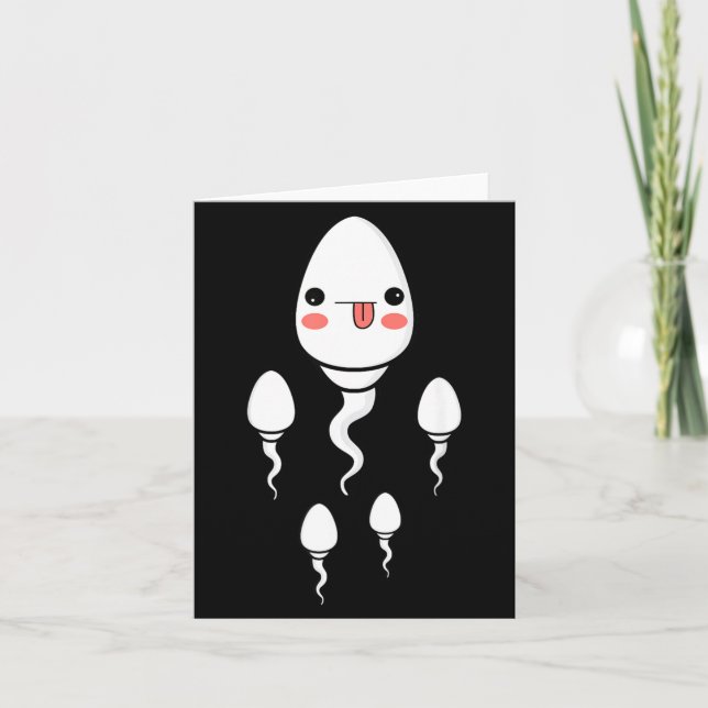 Sperm Load - Funny Group Halloween Costume Card (Front)