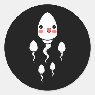 Sperm Load - Funny Group Halloween Costume Classic Round Sticker
