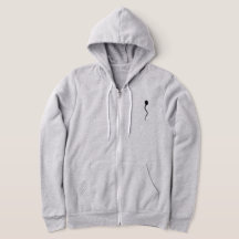 Sperm on my hoodie! Long sleeve zippered Hoodie.
