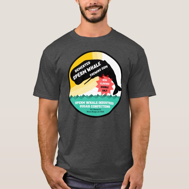 Sperm Whale Chewing Gum T-Shirt (Front)