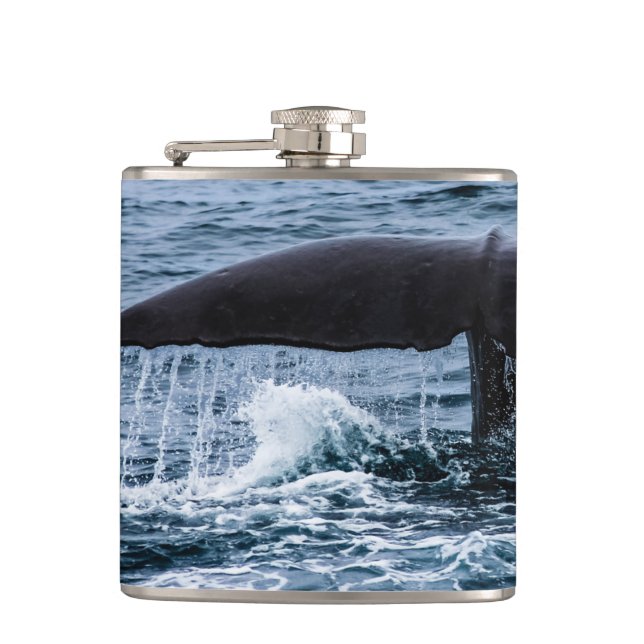 Sperm Whale Hip Flask (Front)