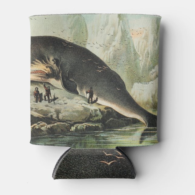 Sperm whale Johnson's household book of nature Can Cooler (Front)