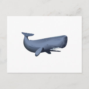 SPERM WHALE POSTCARD
