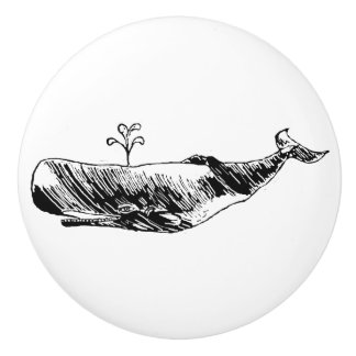 Spermwhale illustrated knob