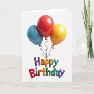 Sphere Birthday Surprise Card