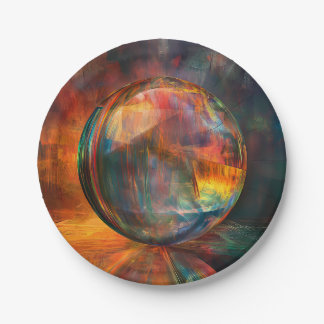 Sphere Illustration  Paper Plate