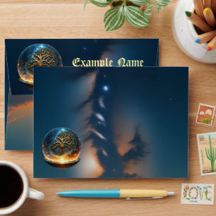 Sphere of Life – The Golden World Tree Envelope