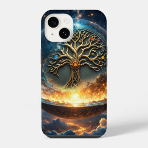 Sphere of Life – The Golden World Tree. iPhone 14 Case